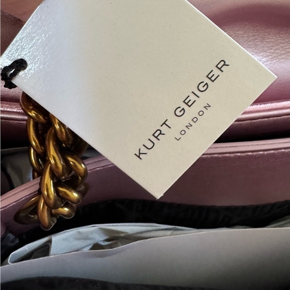 KURT GEIGER LONDON, The Kensington “ NWT Pink Quilted Shoulder Bag - Picture 15 of 17